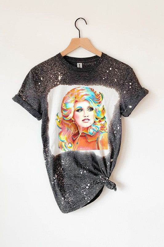 Youth Water Color Dolly Parton Tee